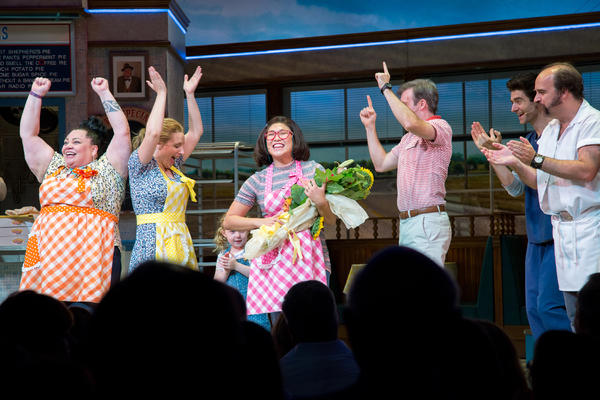 Photo Coverage: Jenna Ushkowitz Takes First Bows in WAITRESS Image