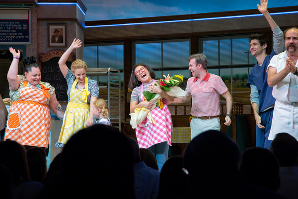 Photo Coverage: Jenna Ushkowitz Takes First Bows in WAITRESS  Image