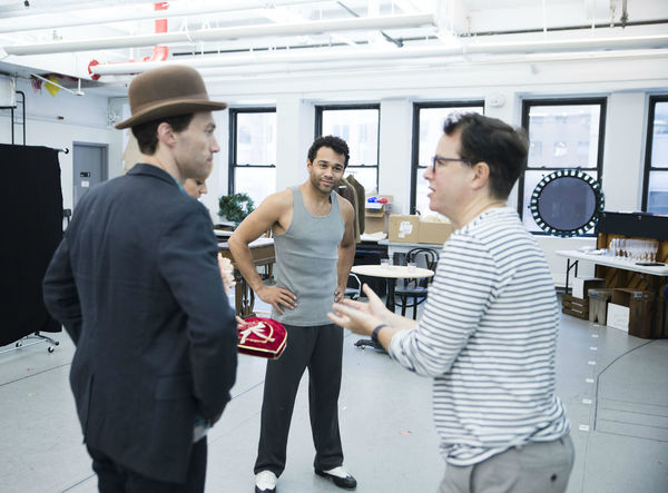 Photo Flash: In Rehearsal with Corbin Bleu, Bryce Pinkham, Lora Lee Gayer and More for Broadway's HOLIDAY INN Image