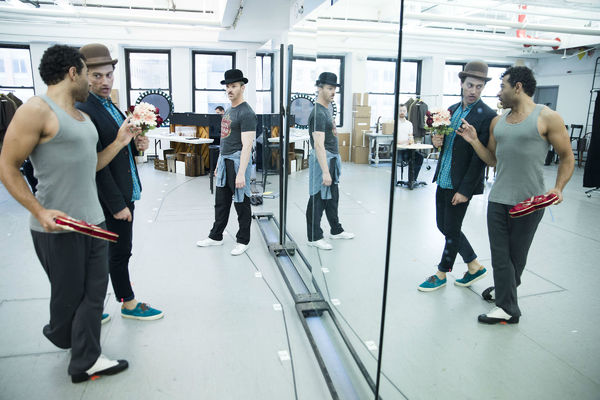 Photo Flash: In Rehearsal with Corbin Bleu, Bryce Pinkham, Lora Lee Gayer and More for Broadway's HOLIDAY INN Image