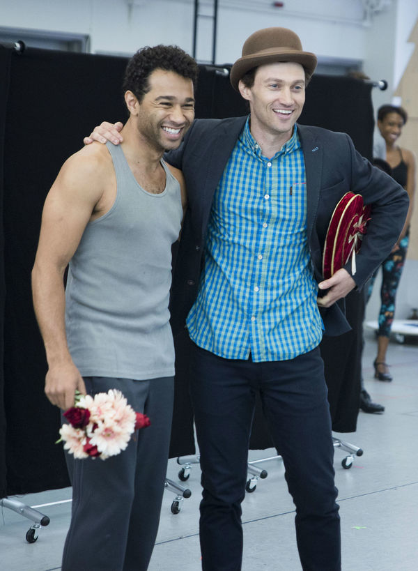 Photo Flash: In Rehearsal with Corbin Bleu, Bryce Pinkham, Lora Lee Gayer and More for Broadway's HOLIDAY INN Image