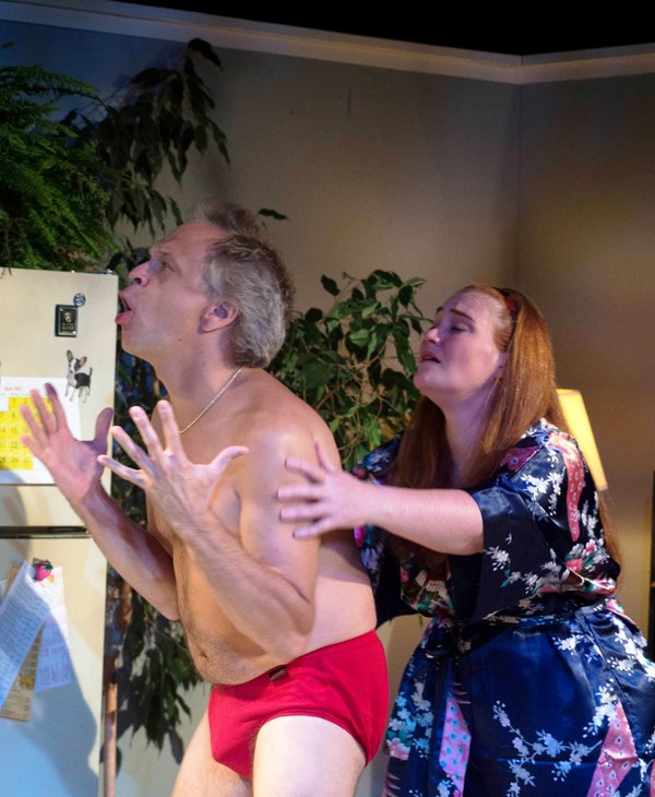 Photo Flash: First Look at FRANKIE AND JOHNNY IN THE CLAIRE DE LUNE at Vintage Theatre Image