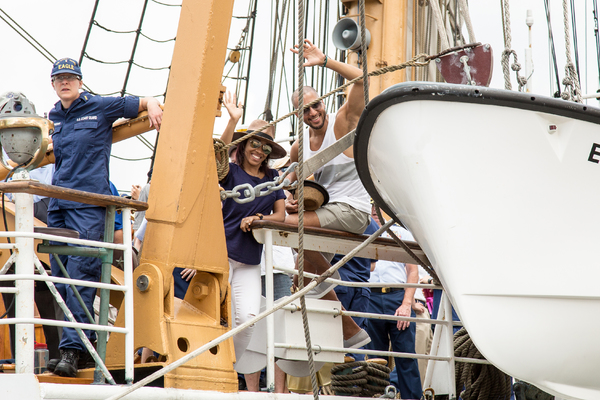 Photo Coverage: HAMILTON Cast Celebrates 226th Anniversary of the Coast Guard Image