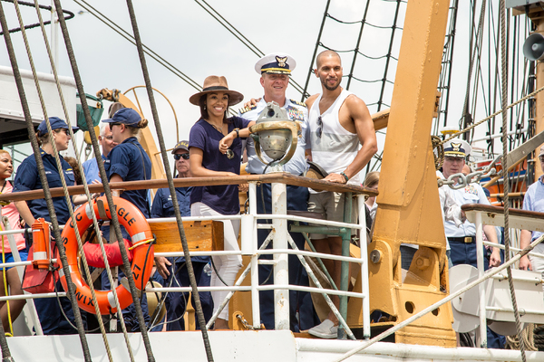 Photo Coverage: HAMILTON Cast Celebrates 226th Anniversary of the Coast Guard Image