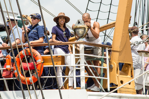 Photo Coverage: HAMILTON Cast Celebrates 226th Anniversary of the Coast Guard Image