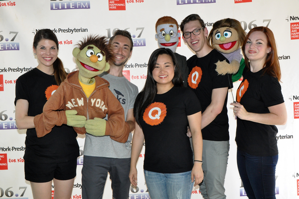 The Cast of Avenue Q-Kerri Bracken, Nicky, Jason Jacoby, Grace Choi, Rod, Ben Duroche Photo