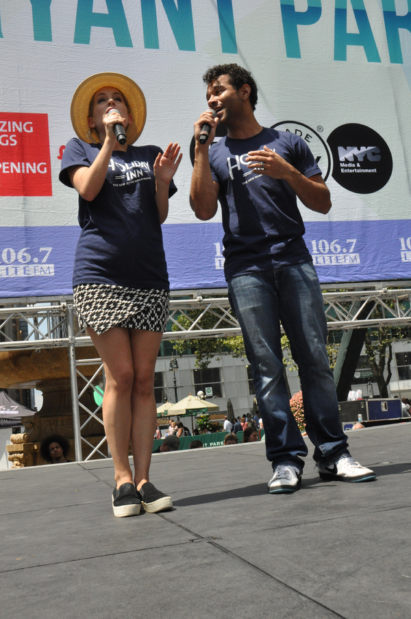 Photo Coverage: HOLIDAY INN, AN AMERICAN IN PARIS & More Perform at Broadway in Bryant Park! 