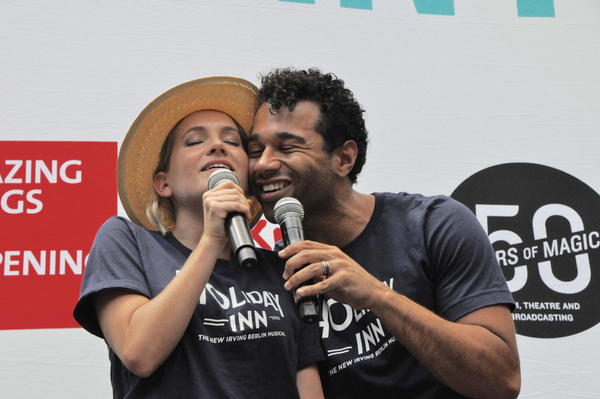 Lora Lee Gayer and Corbin Bleu Photo