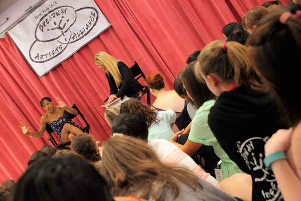 Photo Flash: Tony Winner Nikki M. James Visits Broadway Artists Alliance Image