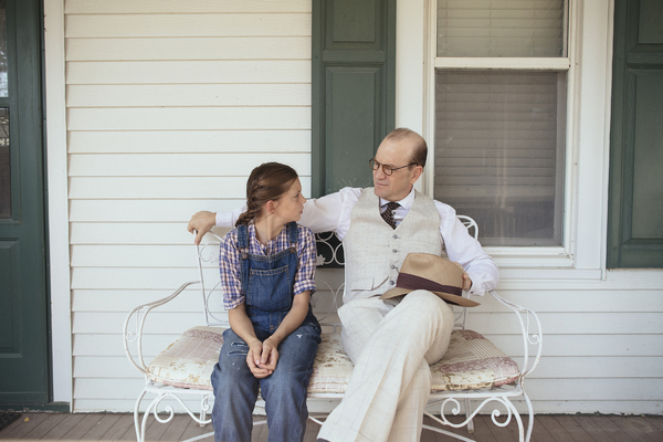 Chloe Irwin and Thomas Becker (Scout Finch and Atticus Finch) Photo