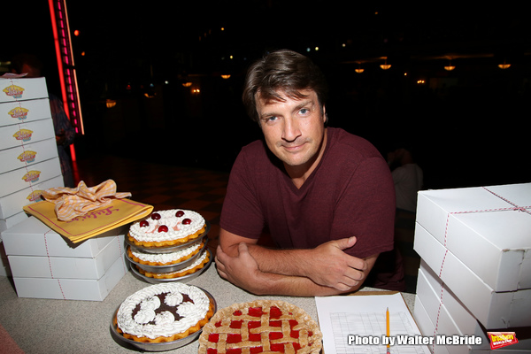 Photo Coverage: Original Dr. Pomatter Nathan Fillion Visits WAITRESS! Image
