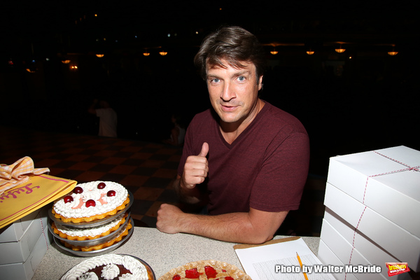 Photo Coverage: Original Dr. Pomatter Nathan Fillion Visits WAITRESS! Image