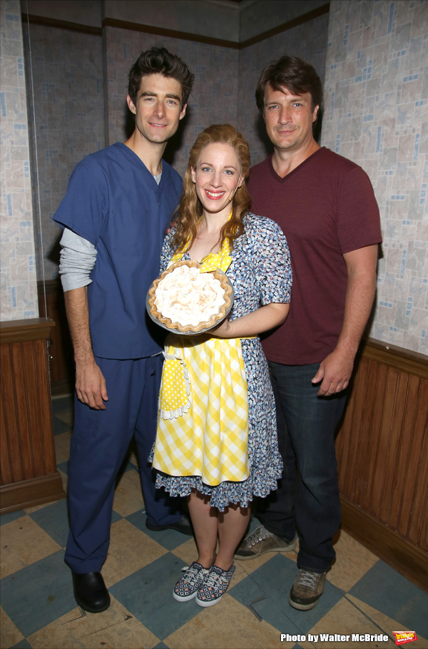 Photo Coverage: Original Dr. Pomatter Nathan Fillion Visits WAITRESS! Image