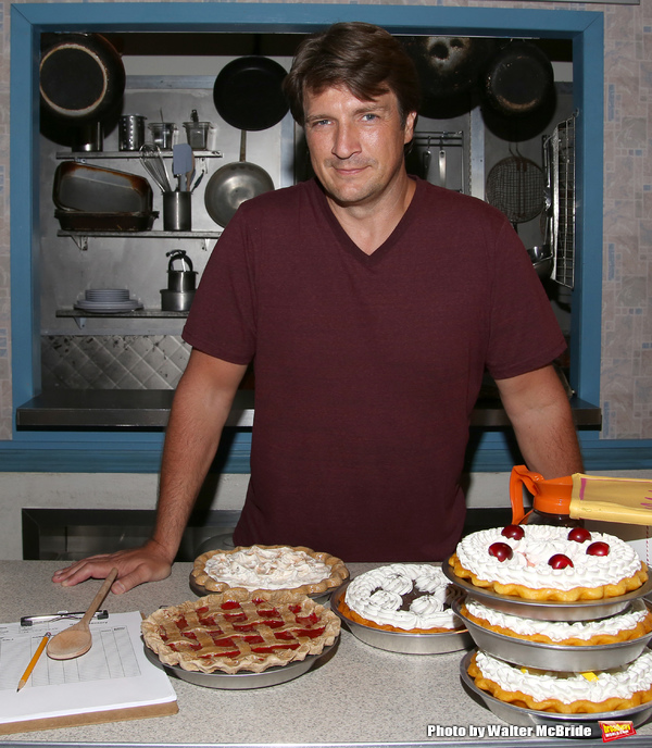 Photo Coverage: Original Dr. Pomatter Nathan Fillion Visits WAITRESS! Image