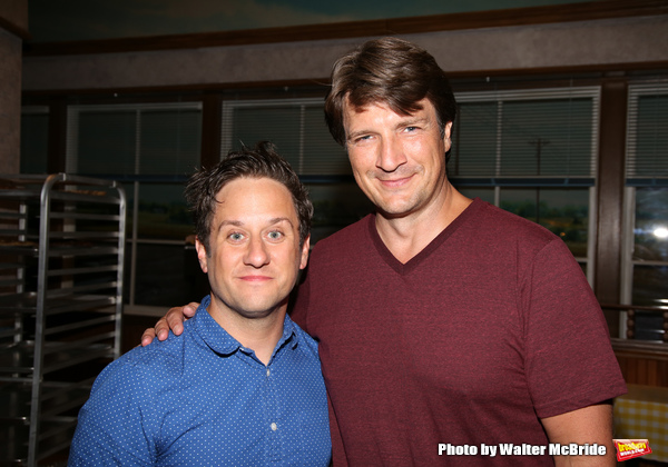 Photo Coverage: Original Dr. Pomatter Nathan Fillion Visits WAITRESS! Image