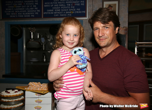Photo Coverage: Original Dr. Pomatter Nathan Fillion Visits WAITRESS! Image