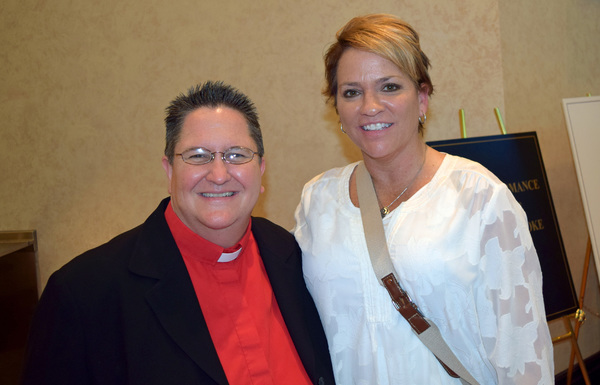 Rev. Dr. Lea Brown, Sr. Pastor MCC of the Palm Beaches; Rev. Terri Steed Pierce, Sr.  Photo