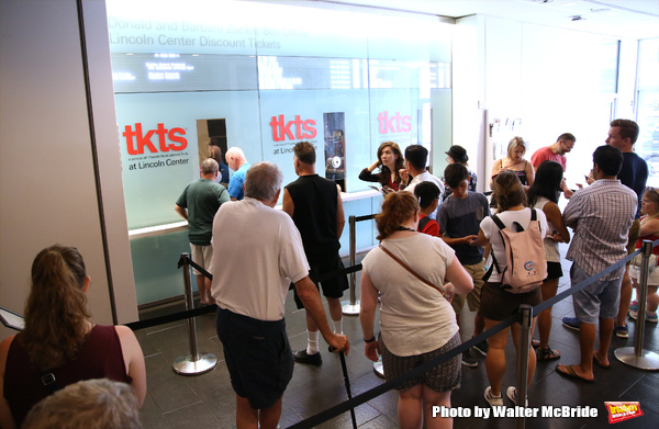 Photo Coverage: New TKTS Booth Pops Up at Lincoln Center  Image