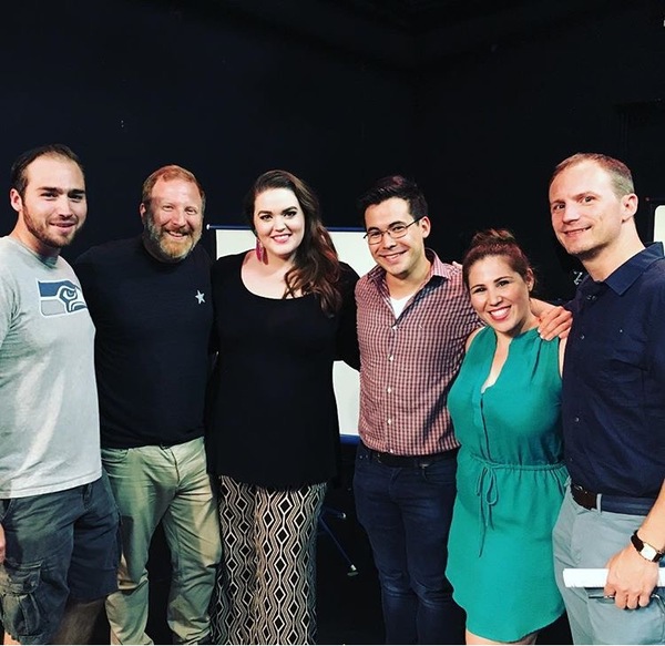 Photo Flash: Creators Hunter Bell and Jeff Bowen Visit NOW. HERE. THIS. Chicago Premiere Image