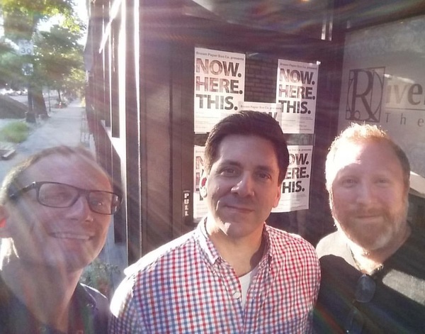 Photo Flash: Creators Hunter Bell and Jeff Bowen Visit NOW. HERE. THIS. Chicago Premiere Image