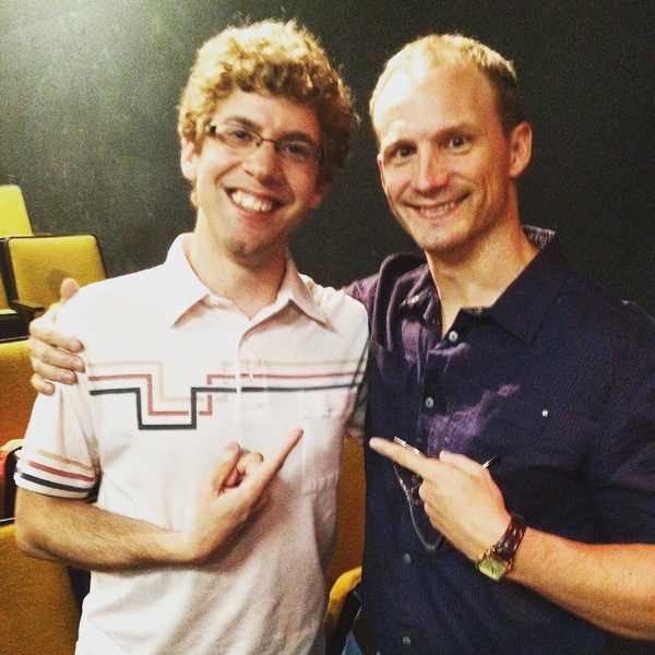 Photo Flash: Creators Hunter Bell and Jeff Bowen Visit NOW. HERE. THIS. Chicago Premiere Image