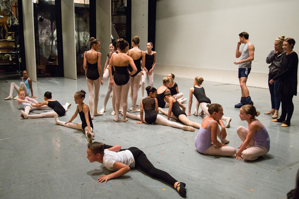 Photo Coverage: Young Dancers Make Broadway Debuts in AN AMERICAN IN PARIS Dance Class!  Image