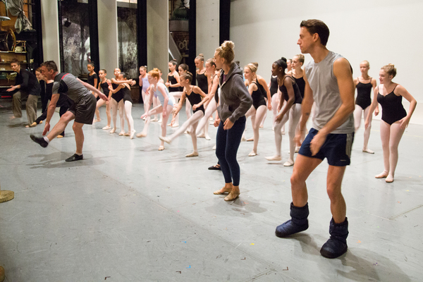 Photo Coverage: Young Dancers Make Broadway Debuts in AN AMERICAN IN PARIS Dance Class!  Image
