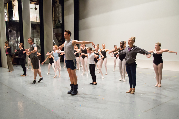 Photo Coverage: Young Dancers Make Broadway Debuts in AN AMERICAN IN PARIS Dance Class!  Image