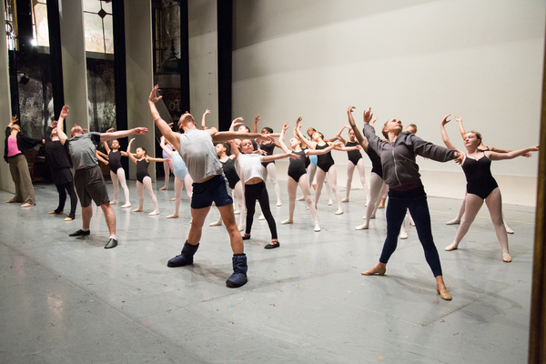 Photo Coverage: Young Dancers Make Broadway Debuts in AN AMERICAN IN PARIS Dance Class!  Image