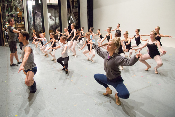 Photo Coverage: Young Dancers Make Broadway Debuts in AN AMERICAN IN PARIS Dance Class!  Image