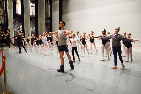 Photo Coverage: Young Dancers Make Broadway Debuts in AN AMERICAN IN PARIS Dance Class!  Image