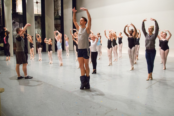 Photo Coverage: Young Dancers Make Broadway Debuts in AN AMERICAN IN PARIS Dance Class!  Image