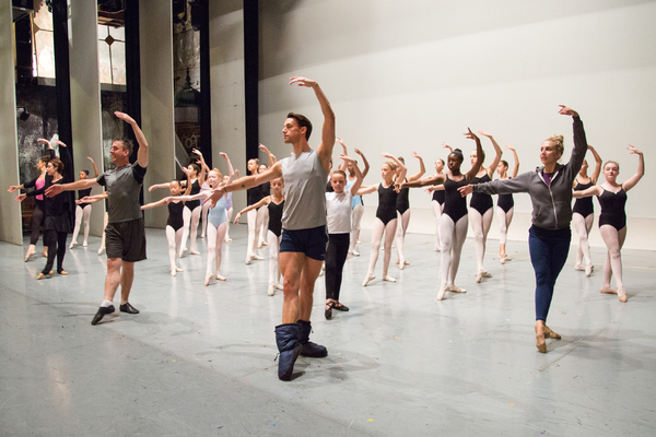 Photo Coverage: Young Dancers Make Broadway Debuts in AN AMERICAN IN PARIS Dance Class! Image
