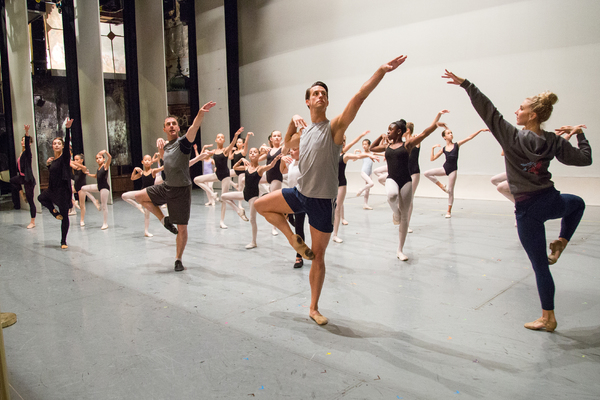 Photo Coverage: Young Dancers Make Broadway Debuts in AN AMERICAN IN PARIS Dance Class!  Image
