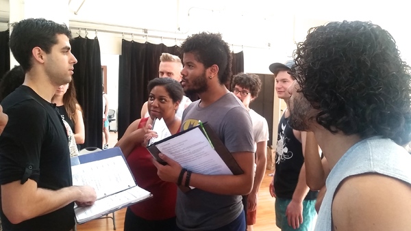 Photo Flash: In Rehearsal with ZUCCOTTI PARK for The New York International Fringe Festival Image