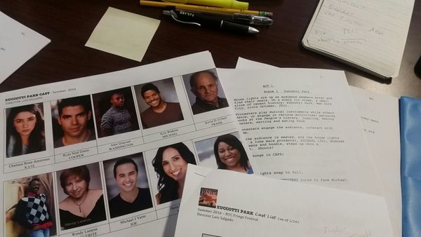 Photo Flash: In Rehearsal with ZUCCOTTI PARK for The New York International Fringe Festival Image