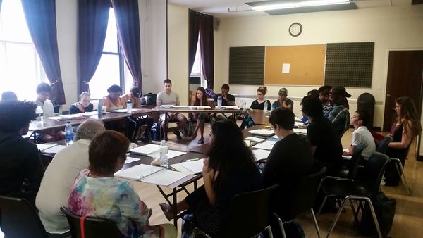 Photo Flash: In Rehearsal with ZUCCOTTI PARK for The New York International Fringe Festival Image