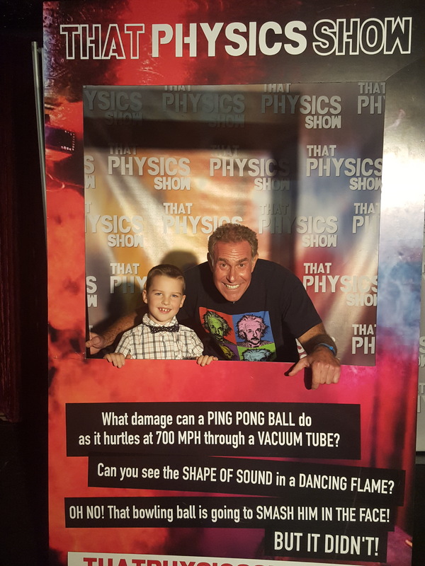 Photo Flash: Iain Armitage Stops By THAT PHYSICS SHOW Image