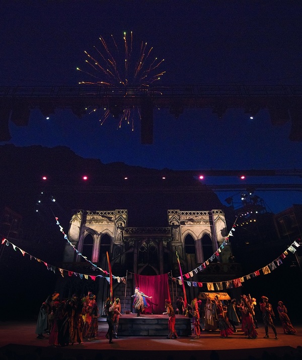 Photo Flash: First Look at THE HUNCHBACK OF NOTRE DAME Outside at Tuacahn Amphitheatre Image