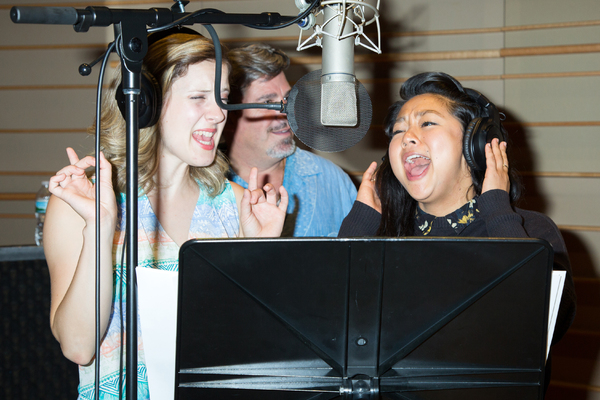 Photo Coverage: THE SPONGEBOB MUSICAL Cast Ditches Bikini Bottom for the Recording Studio! 