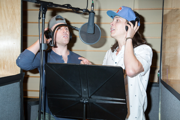 Photo Coverage: THE SPONGEBOB MUSICAL Cast Ditches Bikini Bottom for the Recording Studio! 