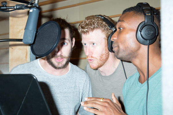 Photo Coverage: THE SPONGEBOB MUSICAL Cast Ditches Bikini Bottom for the Recording Studio!  Image
