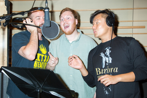 Photo Coverage: THE SPONGEBOB MUSICAL Cast Ditches Bikini Bottom for the Recording Studio!  Image