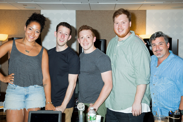 Photo Coverage: THE SPONGEBOB MUSICAL Cast Ditches Bikini Bottom for the Recording Studio!  Image