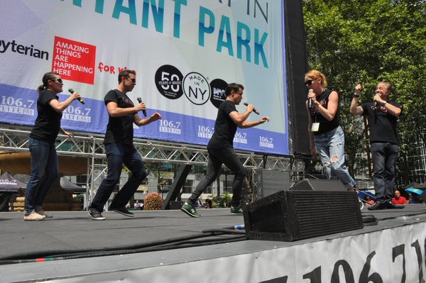 Photo Coverage: Broadway in Bryant Park Presents Casts of PHANTOM OF THE OPERA, SOMETHING ROTTEN AND MORE! Image