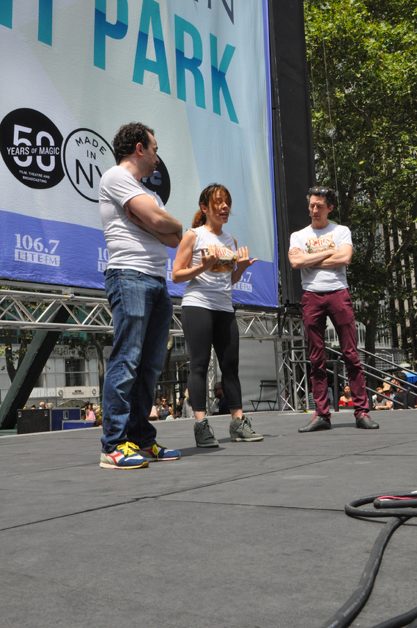 Rob McClure, Leslie Kritzer and Josh Grisetti Photo