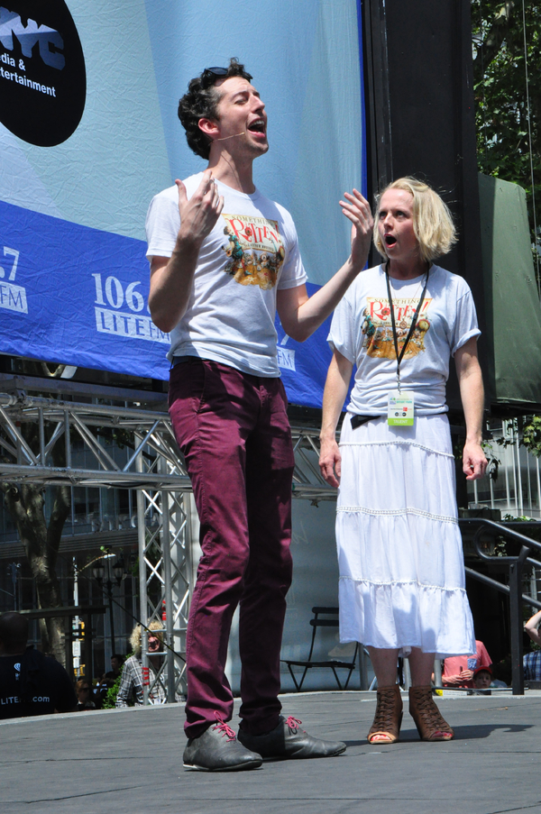 Photo Coverage: Broadway in Bryant Park Presents Casts of PHANTOM OF THE OPERA, SOMETHING ROTTEN AND MORE! Image