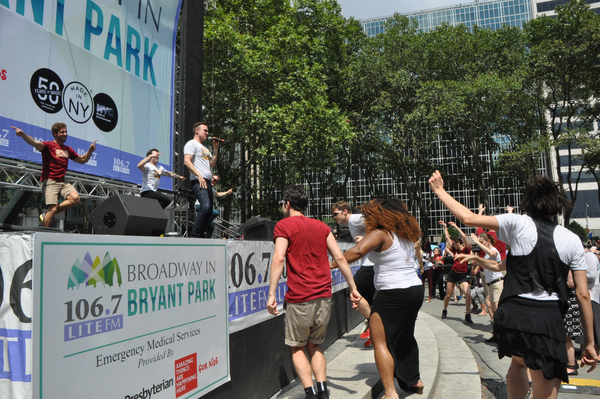 Photo Coverage: Broadway in Bryant Park Presents Casts of PHANTOM OF THE OPERA, SOMETHING ROTTEN AND MORE! Image