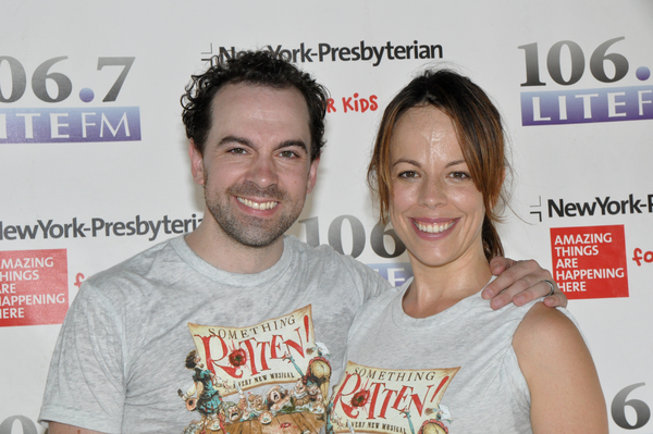 Rob McClure and Leslie Kritzer Photo