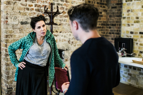 Sadie Frost (Gypsy Rose Lee), Ryan Sampson (Benjamin Britten) Photo